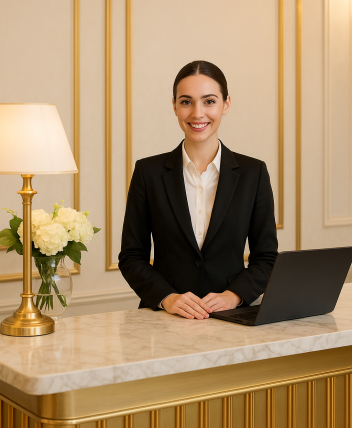 20250808_2153_Luxurious Reception Desk_simple_compose_01k268c1sree4sskcyshmty2zr